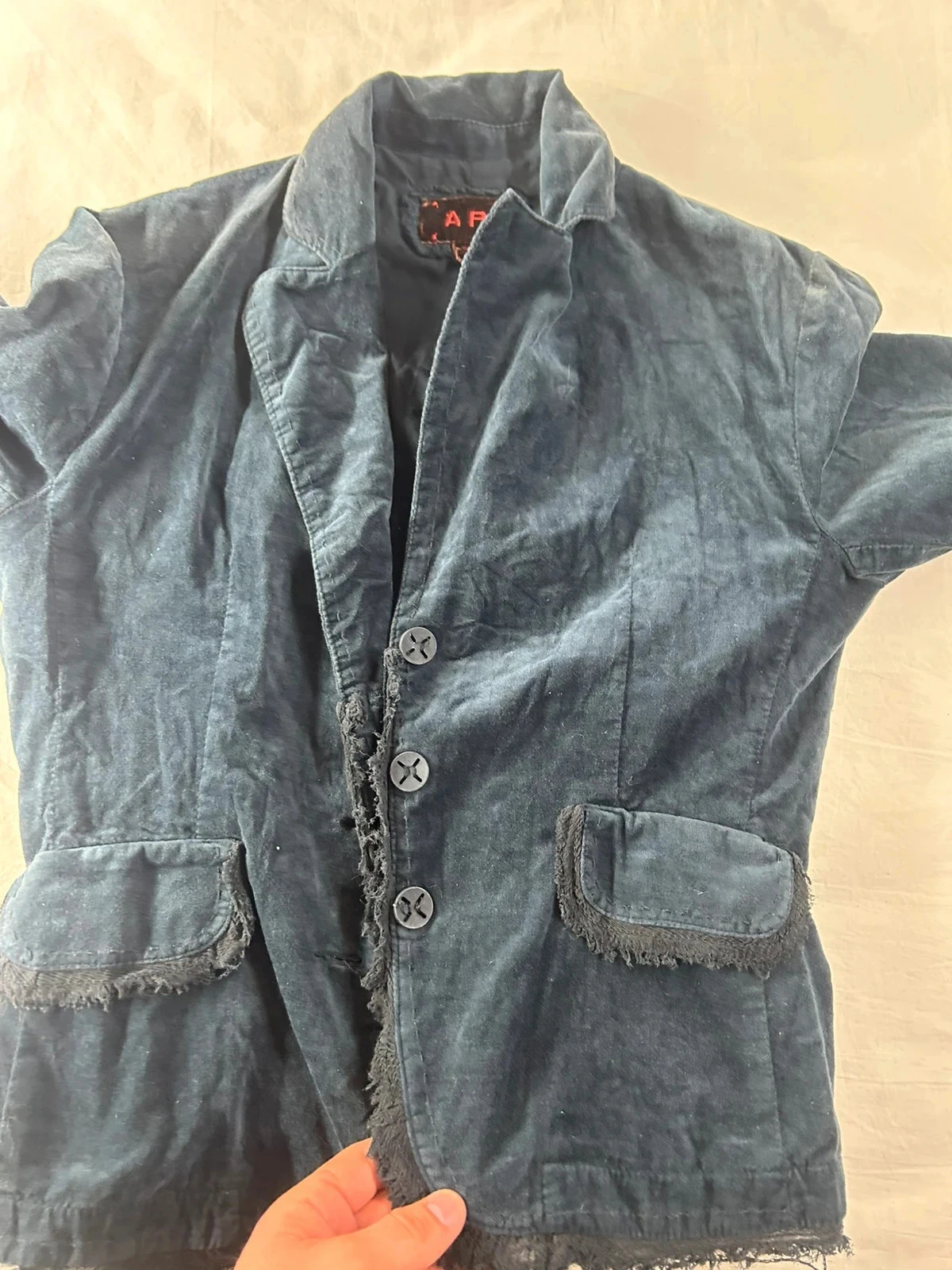 Blazer jaqueta leve azul marinho ap – photo 9